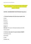 CLTM &ndash; CERTIFICATION FOR LONG TERM MONITORING COMPREHENSIVE PRACTICE EXAMINATION &ndash; QUESTIONS With Answers and Rationales Updated for 2025&sol;2026