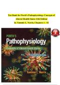 Test Bank for Porth's Pathophysiology Concepts of Altered Health States 11th Edition by Tommie L&period; Norris&comma; Chapters 1 - 52