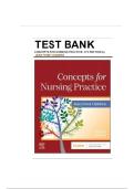 TEST BANK FOR Concepts for Nursing Practice 4th Edition by Jean Foret Giddens ISBN&colon;9780323809825 COMPLETE GUIDE ALL CHAPTERS COVERED WITH RATIONALES 100&percnt; VERIFIED A&plus; GRADE ASSURED&excl;&excl;&excl;&excl;&excl;NEW LATEST UPDATE&excl;&excl;&excl;&excl;&excl;