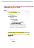 NURS 683 Exam 3 Study Guide with Questions and Answers &vert; 2026 Updated with complete solutions - McNeese State University