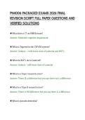 PN4006 PACKAGED EXAMS 2026 FINAL&NewLine;REVISION SCRIPT FULL PAPER QUESTIONS AND&NewLine;VERIFIED SOLUTIONS&NewLine;