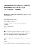 PN4006 PACKAGED EXAMS 2026 COMPLETE&NewLine;ASSESSMENT COLLECTION TESTED&NewLine;QUESTIONS WITH ANSWERS