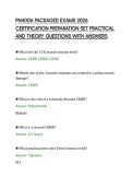 PN4006 PACKAGED EXAMS 2026&NewLine;CERTIFICATION PREPARATION SET PRACTICAL&NewLine;AND THEORY QUESTIONS WITH ANSWER