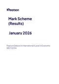 2026 Pearson Edexcel International A Level ECONOMICS UNIT 2&vert;WEC12&sol;01A&vert;Mark scheme&vert;JANUARY 2026