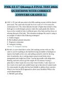 PMK-EE E7 Q&A FINAL TEST 2026&NewLine;QUESTIONS WITH CORRECT&NewLine;ANSWERS GRADED A&plus;&NewLine;