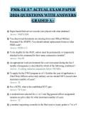 PMK-EE E7 ACTUAL EXAM PAPER&NewLine;2026 QUESTIONS WITH ANSWERS&NewLine;GRADED A&plus;