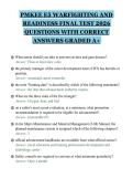 PMKEE E5 WARFIGHTING AND&NewLine;READINESS FINAL TEST 2026&NewLine;QUESTIONS WITH CORRECT&NewLine;ANSWERS GRADED A&plus;