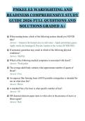 PMKEE E5 WARFIGHTING AND&NewLine;READINESS COMPREHENSIVE STUDY&NewLine;GUIDE 2026 FULL QUESTIONS AND&NewLine;SOLUTIONS GRADED A&plus;