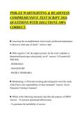 PMK-EE WARFIGHTING & READINESS&NewLine;COMPREHENSIVE TEST SCRIPT 2026&NewLine;QUESTIONS WITH SOLUTIONS 100&percnt;&NewLine;CORRECT