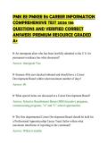 PMK EE PMKEE E6 CAREER INFORMATION&NewLine;COMPREHENSIVE TEST 2026 136&NewLine;QUESTIONS AND VERIFIED CORRECT&NewLine;ANSWERS PREMIUM RESOURCE GRADED&NewLine;A&plus;&NewLine;