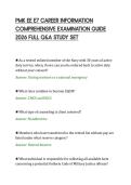 PMK EE E7 CAREER INFORMATION&NewLine;COMPREHENSIVE EXAMINATION GUIDE&NewLine;2026 FULL Q&A STUDY SET