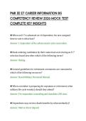 PMK EE E7 CAREER INFORMATION 85&NewLine;COMPETENCY REVIEW 2026 MOCK TEST&NewLine;COMPLETE KEY INSIGHTS