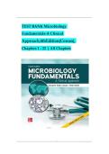 TEST BANK For Microbiology Fundamentals A Clinical Approach&comma; 4th Edition by Marjorie Kelly Cowan &vert; Verified Chapters 1 - 22 Updated&comma; Complete Newest Version&NewLine;