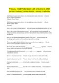 Anatomy - Stott Pilates Exam with all Correct & 100&percnt; Verified Answers &vert;Latest Version &vert;Already Graded A&plus;