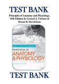 TEST BANK Principles of Anatomy and Physiology&comma; 15th Edition by Gerard J&period; Tortora & Bryan H&period; Derrickson