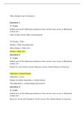 GOVT 346 Quiz 1 &vert;Full Questions and Correct Answers &vert; 2026 Updated &vert; 100&percnt; Correct - LU&period;&NewLine;