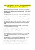 Hist-113 Exam with all Correct & 100&percnt; Verified Answers &vert;Actual Complete Update &vert;Already Graded A&plus;