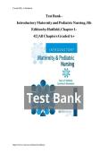 TEST BANK FOR Introductory Maternity & Pediatric Nursing Fifth Edition&NewLine;by Nancy Hatfield &comma; Cynthia Kincheloe ISBN&colon;978-1975163785 NEW COMPLETE GUIDE WITH RATIONALES 100&percnt; VERIFIED A&plus; GRADE ASSURED&excl;&excl;&excl;&excl;NEW LATEST UPDATE&excl;&excl;&excl;&excl;&excl;&excl;&NewLine;