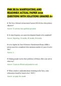 PMK EE E4 WARFIGHTING AND&NewLine;READINESS ACTUAL PAPER 2026&NewLine;QUESTIONS WITH SOLUTIONS GRADED A&plus;&NewLine;