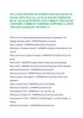 WGU D276 Web Development Foundations &vert; Practice Questions & Answers &vert; 2026 Study Guide&NewLine;&NewLine;