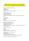 WSET Level 1 Exam with all Correct & 100&percnt; Verified Answers &vert;Actual Complete Update &vert;Already Graded A&plus;
