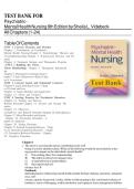 TEST BANK FOR Psychiatric-Mental Health Nursing 9th edition by Videbeck&comma; Shelia ISBN&colon;978-1975184773 NEW COMPLETE GUIDE WITH RATIONALES 100&percnt; VERIFIED A&plus; GRADE ASSURED&excl;&excl;&excl;&excl;NEW LATEST UPDATE&excl;&excl;&excl;&excl;&excl;&excl;&NewLine;