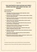 TEXAS WASTEWATER B EXAM QUESTIONS AND CORRECT VERIFIED SOLUTIONS LATEST UPDATE THIS YEAR &ndash; JUST RELEASED&period;pdf&NewLine;&NewLine;