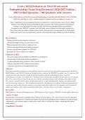 Evolve HESI Pediatrics & NSG530 Advanced Pathophysiology Exam 2026-2027 &vert; 180 Verified Q&A with A&plus; Rationales