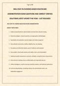 WGU D547 PA EVIDENCE-BASED HEALTHCARE ADMINISTRATION EXAM QUESTIONS AND CORRECT VERIFIED SOLUTIONS LATEST UPDATE THIS YEAR &ndash; JUST RELEASED&period;pdf&NewLine;&NewLine;