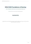 WGU D439 Foundations of Nursing Quiz 3&colon; Medication Administration & Fundamental Patient Care &vert; 50 Questions with Answers