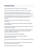 Practice Exam 2026&sol;2027 &vert; Study Guide&comma; Practice Questions&comma; Answers&comma; Exam Prep & Test Review