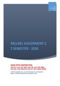 LLB Research Report &lpar;RRLLB81&rpar; ASS 2 2nd SEM 2026&period; PASS WITH DISTINCTION&period; FORTIS PASSUM&period;