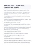 ANSC 221 Exam 1 Review Guide 2026&sol;2027 &vert; Questions & Answers&comma; Study Guide&comma; Practice Test & Exam Prep