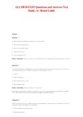 ALL HESI EXIT Questions and Answers Test Bank&semi; A&plus; Rated Guide 2026
