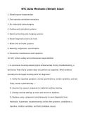 NYC Auto Mechanic &lpar;Diesel&rpar; Exam QUESTIONS AND CORRECT VERIFIED SOLUTIONS LATEST UPDATE THIS YEAR &ndash; JUST RELEASED&period;pdf&NewLine;&NewLine;
