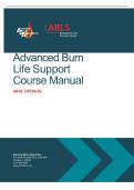 ABLS 2026 Advanced Burn Life Support Course Manual &vert; Complete Burn Patient Assessment&comma; Resuscitation&comma; Airway & Emergency Burn Management Guide &vert; American Burn Association