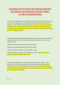 CPIA EXAM STUDY SET LATEST 2026 UPDATED QUESTIONS &NewLine;AND VERIFIED 100&percnt; SOLUTIONS &lpar;2026&sol;2027&rpar; GRADE&colon; &NewLine;A&plus;&vert;STATUS&colon; GUARANTEED PASS