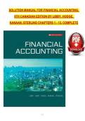 Solution Manual for Financial Accounting 7th Canadian Edition