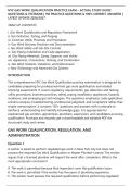 NYC GAS WORK QUALIFICATION PRACTICE EXAM &ndash; ACTUAL STUDY GUIDE&NewLine;QUESTIONS & TESTBANK &vert; 150 PRACTICE QUESTIONS & 100&percnt; CORRECT ANSWERS &vert;&NewLine;LATEST UPDATE 2026&sol;2027