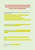 POLI 105 VCU SALADINO FINAL EXAM LATEST 2026 UPDATED &NewLine;QUESTIONS AND VERIFIED 100&percnt; SOLUTIONS &lpar;2026&sol;2027&rpar; &NewLine;GRADE&colon; A&plus;&vert;STATUS&colon; GUARANTEED PASS