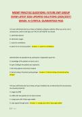 NREMT PRACTICE QUESTIONS&colon; FUTURE EMT GROUP &NewLine;EXAM LATEST 2026 UPDATED SOLUTIONS &lpar;2026&sol;2027&rpar; &NewLine;GRADE&colon; A&plus;&vert;STATUS&colon; GUARANTEED PASS