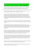 P&period;E Final Exam Study Guide Questions and All Actual Answers 2026 Updated&period;