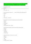 PE1 Final Exam Questions and All Actual Detailed Answers 2026-2027 Updated&period;