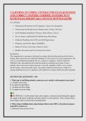 CALIFORNIA PLUMBING CONTRACTOR EXAM QUESTIONS &NewLine;AND CORRECT ANSWERS &lpar;VERIFIED ANSWERS&rpar; PLUS &NewLine;RATIONALES 2026&sol;2027 Q&A &vert; INSTANT DOWNLOAD PDF 