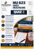 Herzing NU 623 Quiz 3 &vert; Adult Healthcare &lpar;2026&sol;2027&rpar; Q&A &vert; A&plus; Guarantee