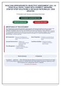WGU C268 Spreadsheets OA &vert; Practical Excel Tasks with Correct Answers&comma; Step-by-Step Solutions & Detailed Rationales &vert; 2026&sol;27&NewLine;