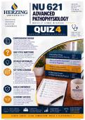 Herzing NU 621 Quiz 4 &vert; Advanced Pathophysiology &lpar;2026&sol;2027&rpar; Q&A &vert; A&plus; Guarantee