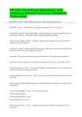 PE CST Final Exam Questions with Solutions Solved Correctly 2026&sol;2027 Elaborated&period;