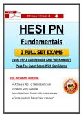 HESI PN Fundamentals 2026 Exam &ndash; with NGN-Style Questions & Case Scenarios &lpar;100&percnt; Guarantee Pass&rpar;