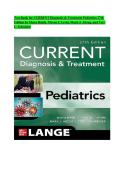 Test Bank for CURRENT Diagnosis & Treatment Pediatrics 27th Edition &vert; Bunik&comma; Levin&comma; Abzug & Schreiner